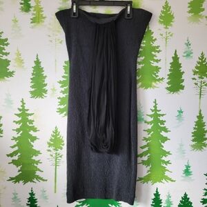 Jamei Chen Textured Tube Mini Dress.
